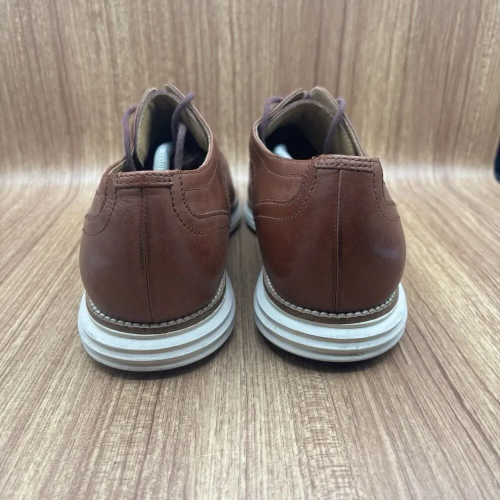 Cole Haan ØriginalGrand Wingtip Oxford Style C26471 Woodbury Ivory Men Size 13 M